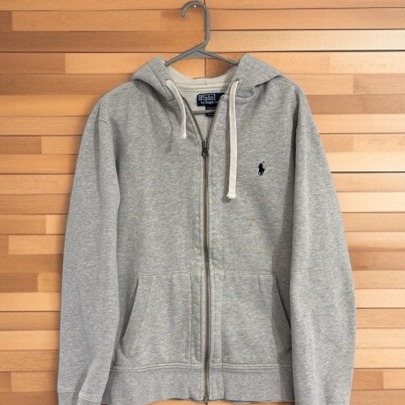 Polo by Ralph Lauren Gray Hoodie - Picture 1 of 5